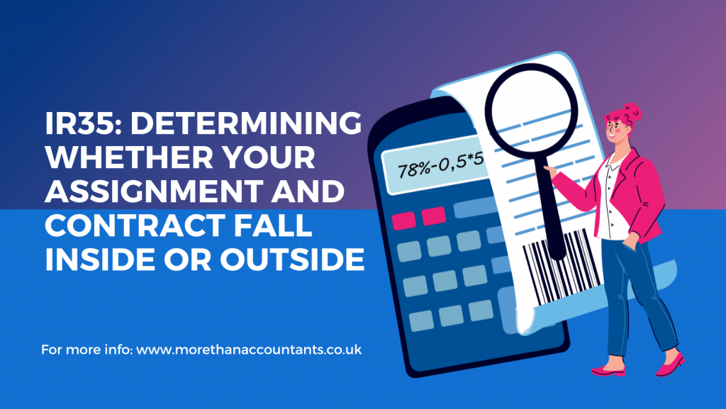 IR35: Determining Whether Your Assignment and Contract Fall Inside or Outside
